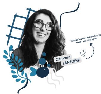 Clémence Lantoine, fondatrice de Néréide Studio, agence de communication à Toulouse.
