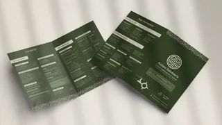 Visuel de présentation du projet Asian Saveurs – identité gourmande et carte menu créées par Néréide Studio